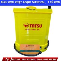 Bình xịt điện phun thuốc trừ sâu tatsu ts820, dung tíc 20l , 1 củ bơm, bảo tín official store