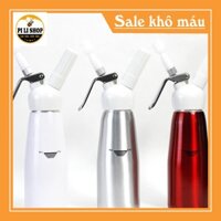 Bình xịt kem tươi, bình làm kem tươi Inox Whipper Cream 500ml