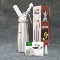 Bình xịt kem tươi Cream Whipper 500ml làm bông kem