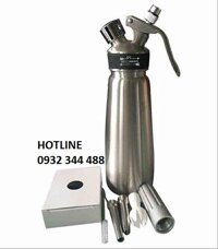 Bình xịt kem tươi mosa 1 lít inox