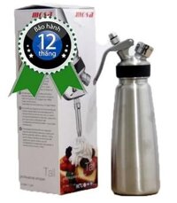 Bình Xịt Kem Tươi Mosa Inox 0.5L - Hàng Nhập Đài Loan - 1 Bình xịt kem/Đảm bảo chất lượng kem luôn tươi và bông trong một thời gian dà