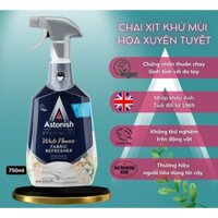 Bình Xịt Khử Mùi Hương Hoa Xuyên Tuyết Astonish 750ml C6740