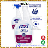 Bình xịt khử trùng bề mặt sản phẩm Purell URELL không mùi - 946ml