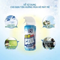 Bình Xịt Làm Lạnh Tức Thời, Giảm Đau Ngay Lập Tức, Chai Xịt Khử Mùi, Làm Mát Nội Thất Ô Tô 180ml