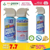 Bình Xịt Làm Mát Bề Mặt Botny, Chai Xịt 180ml, Làm Lạnh Tức Thì Yên Xe, Nội Thất Ô Tô Ngày Hè Nắng Nóng
