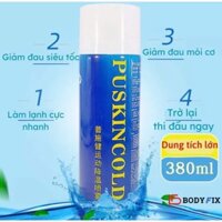 Bình xịt lạnh giảm đau thể thao PUSKINCOLD ( 380ml )
