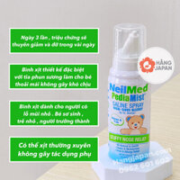 Bình xịt mũi Neilmed Mỹ xịt mũi cho bé 75ml