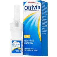 Bình xịt mũi Otrivin 0.05% giảm nghẹt mũi (Hộp 1 chai 10ml)