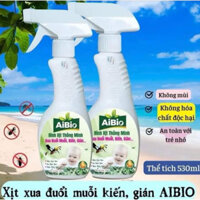 Bình xịt muỗi gián kiến côn trùng sinh học tinh dầu thiên nhiên hiệu quả nhanh an toàn chính hãng AIBIO 530ml