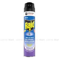 Bình Xịt Muỗi Raid Hương Lavender Chai 600ml