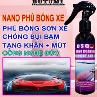Bình Xịt Nano - Ceramic Wax - Phủ Nano Kính Ô tô - Xịt Bóng Xe Máy - Chống Nước Kính, Phủ Bóng Xe - Ceramic - DUTUMI