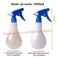 Bình xịt nước 500ml - bình xịt tóc                         &nbsp(&nbspMàu trắng sữa&nbsp)
