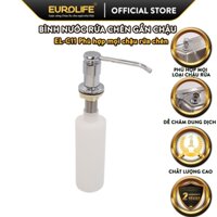 Bình xịt nước rửa chén gắn chậu rửa Eurolife EL-C11 (Trắng bạc)