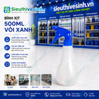 Bình Xịt Nước Vòi Xanh Dung Tích 500ml – Bình Xịt Phun Sương Nhựa Cao Cấp