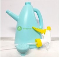 Bình Xịt + ô Doa mini Tưới, Phun cây, dung tích 1,5L - Màu xanh nước biển