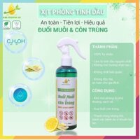 Bình xịt phòng tinh dầu Sả chanh Banaessential Oil làm thơm phòng, đuổi muỗi và côn trùng hiệu quả