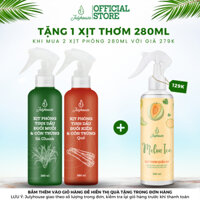 Bình Xịt Phòng Tinh Dầu Sả Chanh, Bạc Hà, Quế, Bạch Đàn Chanh Đuổi Muỗi 280ml Julyhouse Khử Mùi WINWIN