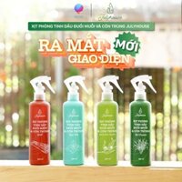Bình Xịt Phòng Tinh Dầu Sả Chanh, Bạc Hà, Quế, Bạch Đàn Chanh Đuổi Muỗi 280ml Julyhouse- YOOSOO MALL