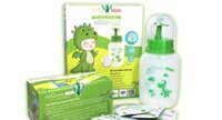 Bình xịt rửa mũi cho trẻ em Dr.Green tặng kèm 30 gói muối biển nha đam