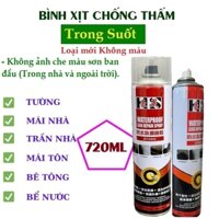 Bình Xịt Sơn Chống Thấm Dột, Tường Trần Nhà, Chống Thấm Bể Nước Trong Suốt Không Mầu Sử Dụng Trong Nhà Và Ngoài Trời