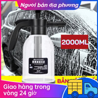 Bình Xịt TẠO BỌT Tuyết Rửa Xe Ô Tô , Xe Máy Bình Tưới Cây Cầm Tay Tiện Dụng Dung Tích 2L - Bột Rửa Xe Không Chạm
