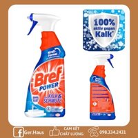 Bình xịt tẩy đa năng làm sạch cặn vôi, cặn xà phòng , rỉ sét Bref Power nội địa Đức 750 ML