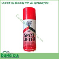 Bình xịt tẩy dầu máy may trên vải Sprayway 831 Spot Lifter