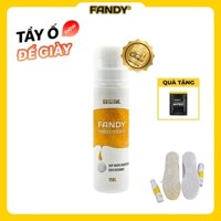Bình xịt tẩy ố vàng giày cấp tốc FANDY 75ml, bình chùi đế, nước tẩy trắng giày chính hãng