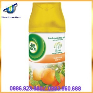 Bình xịt tinh dầu thiên nhiên Air Wick Sparkling Citrus 250ml QT006534 - hương cam tươi