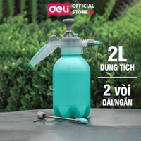 Bình Xịt Tưới Cây Deli 2 Lít, 2 Vòi Dài  Ngắn Tiện Dụng, Phun Sương Tưới Cây Cảnh, Làm Vườn, Chất Liệu An Toàn DL581020 - 2 Lít