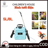 Bình xịt tưới cây điện 5L/8L, Bình xịt điện tiện lợi tại nhà Bình tưới cây ba lô