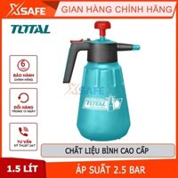 Bình xịt tưới cây mini 1,5L TOTAL THSPP20151 phun tia thằng, phun sương, van xả an toàn, cần bơm nhôm - chính hãng