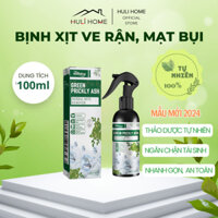 Bình Xịt Ve Rận, Bình Xịt Mạt Bụi Chiết Xuất Tự Nhiên 100ml An Toàn Tiêu Diệt Tức Thì HULI HOME - BXCT03
