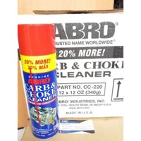 Bình xịt vệ sinh bình xăng con ABRO Carb & Cleaner- USA