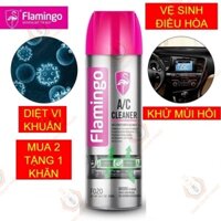 Bình xịt vệ sinh điều hòa ô tô - Dung dịch vệ sinh dàn lạnh FLAMINGO F020 500ml _ [Shop Dụng Cụ Kỹ Thuật]