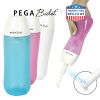 Bình xịt vệ sinh, Vòi rửa vệ sinh cầm tay PEGA Bidet P100 400ml, dành cho rửa vệ sinh em bé, người già, người đi du lịch - Màu Hồng
