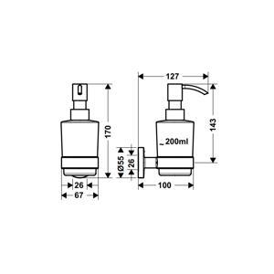 Bình xịt xà phòng Logis Hafele 580.61.351