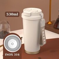 Bình/Cốc giữ nhiệt Coffee, inox 316, chống tràn, ly uống cafe, đựng nước, lạnh, nóng 8 - 10 tiếng.
