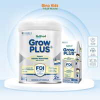 Bino Kids - Sữa Grow Plus+ Bạc Nutifood - Tăng cân, tăng chiều cao cho bé