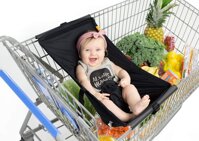BINXY BABY Shopping Cart Hammock | The Original | Holds All Car Seat Models | Ergonomic Infant Carrier + Positioner