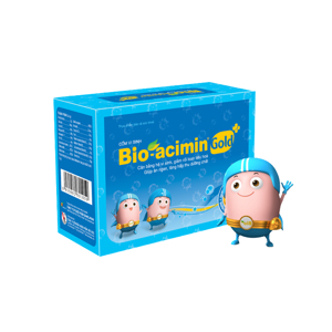 Bio-Acimin Gold + giúp cân bằng hệ vi sinh, giảm rối loạn tiêu hóa (30 gói x 4g/hộp)