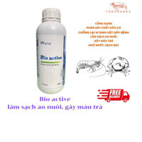 Bio active làm sạch ao nuôi, gây màu trà