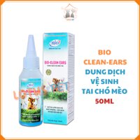 Bio - Clean Ears - Dung dịch vệ sinh tai chó mèo - 50ml