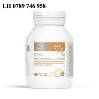 Bio Island bổ sung canxi trẻ em 90 viên - Milk Calcium for kids