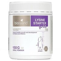 Bio Island Lysine Starter for Kids 150g Bột uống - Hỗ trợ trẻ ăn ngon, phát triển chiều cao