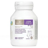 Bio Island Lysine Step Up for Youth 60 Viên nhai - Hỗ trợ trẻ ăn ngon, tăng chiều cao