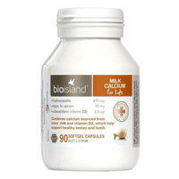 Bio Island Milk Calcium For Kids, hỗ trợ tốt cho sự phát triển hệ xương