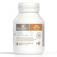 Bio Island Milk Calcium – Sữa Canxi cho bé (90 viên)