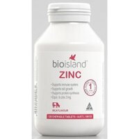 Bio Island Zinc 120 viên bổ sung kẽm cho trẻ