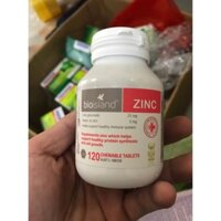 Bio Island Zinc 120 Viên Hỗ Trợ Bổ Sung Kẽm Cho Trẻ